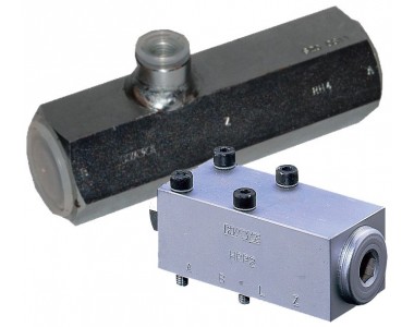 Piloted check valves